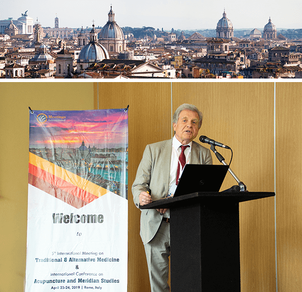 Lothar Pirc give a lecture in Rome